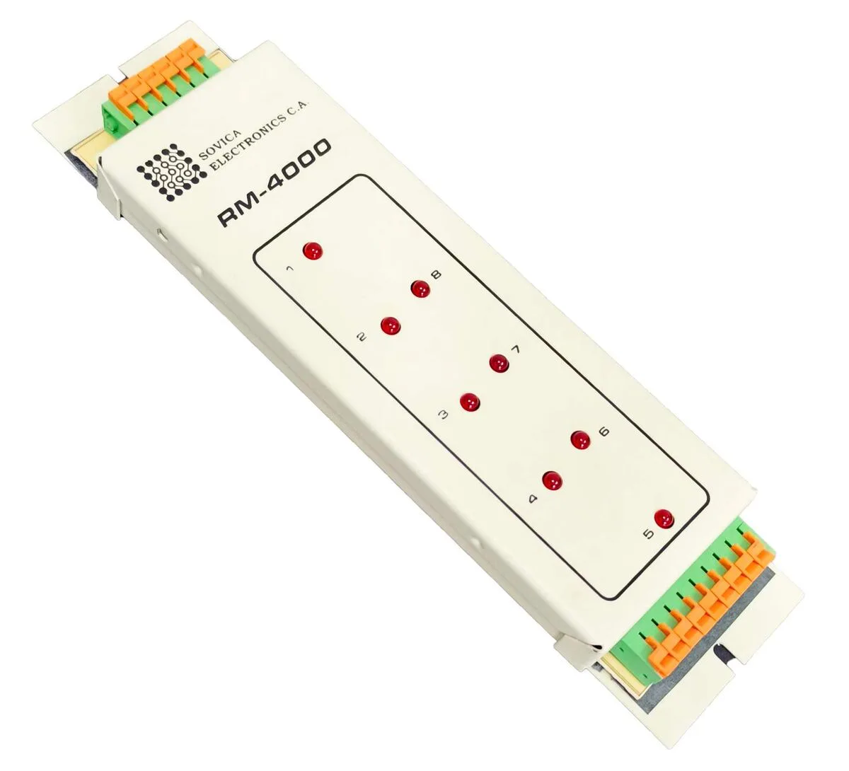 Teclado de acceso industrial montado en pared y lector biométrico de huella de acero cepillado con LED verde